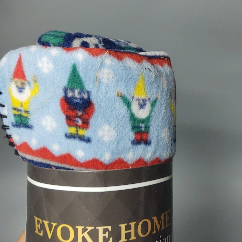 Printed Fleece Throw New Christmas